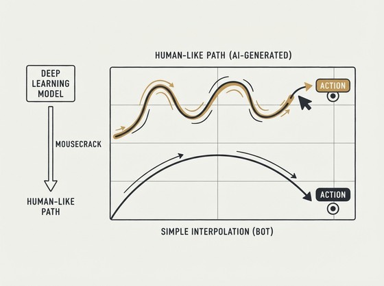 Bypass agent cursor detection using deep learning for mouse movement